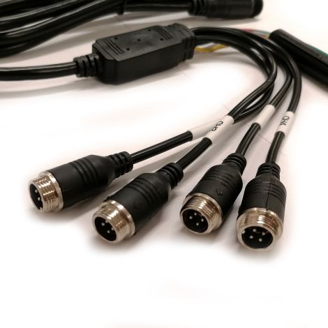 Bakkamerasæt med 7" monitor inkl. 2 kameraer HD-720