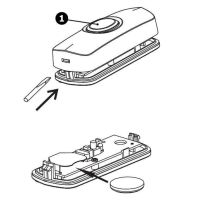 Trådløs dørklokke 150 meter PEREL EDM1