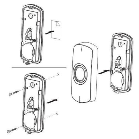 Trådløs dørklokke 150 meter PEREL EDM1