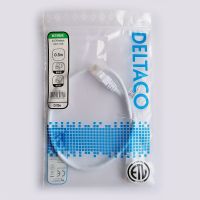Cat5e patchkabel, 0,5m, U/UTP 100MHz, hvid