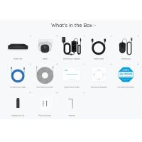 Reolink komplet sæt til videoovervågning med 8 dome-kameraer