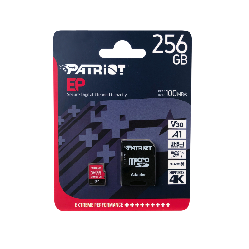 Billede af Patriot EP Micro-SD kort 256 GB C10 UHS-1 V30