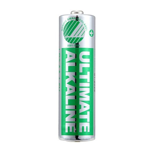 100 stk AA Alkaline batterier - Svanemærket