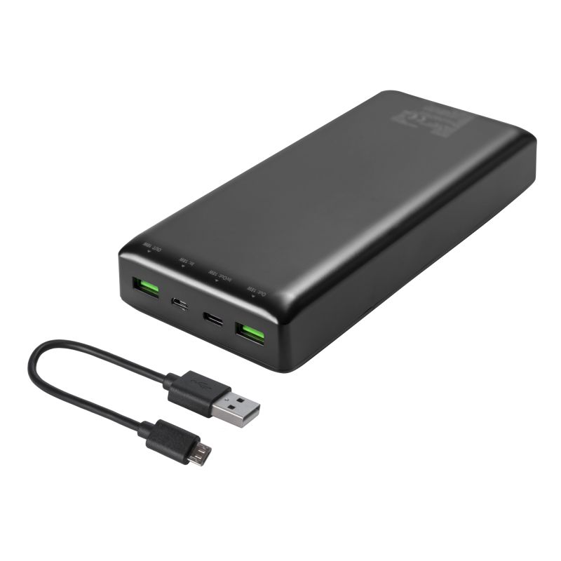  Powerbank 30.000 mAh / 111 Wh med hurtigladning