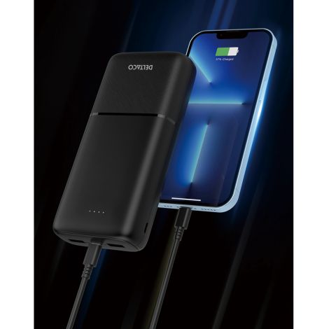 Powerbank 20.000 mAh / 74 Wh med hurtigladning