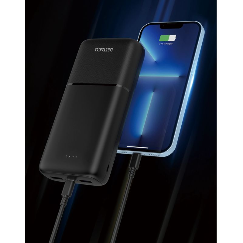 Powerbank 20.000 mAh / 74 Wh med hurtigladning