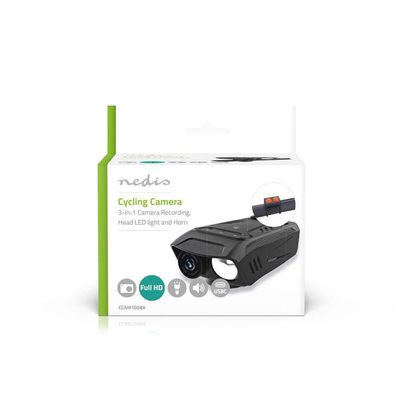 Actionkamera til cykel med lygte