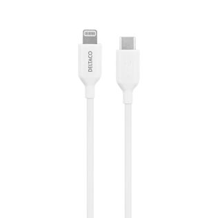 USB-C lightning kabel, 2m, hvid