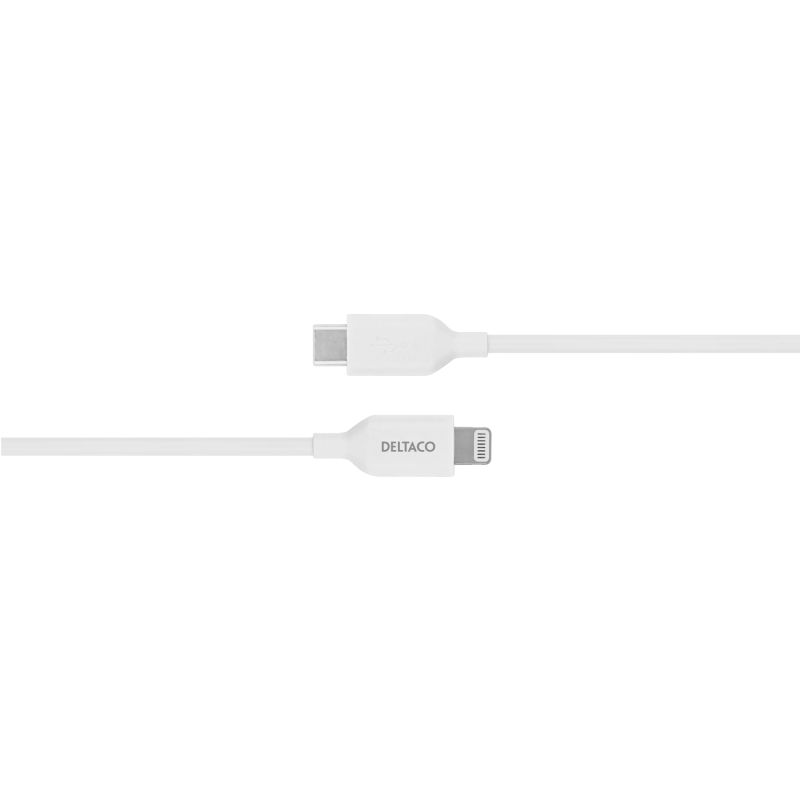 USB-C lightning kabel, 2m, hvid