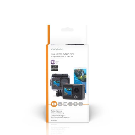 Action Kamera, HD 5K med Dobbelt Skærm