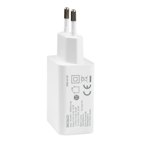 USB-C oplader m. kabel