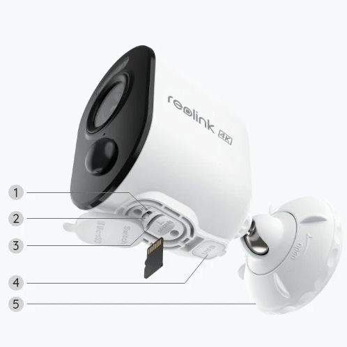 Reolink Argus 3 Ultra batteridrevet 4K Wi-Fi kamera