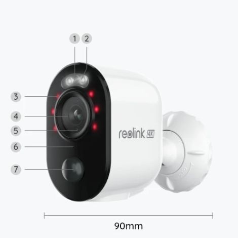 Reolink Argus 3 Ultra batteridrevet 4K Wi-Fi kamera