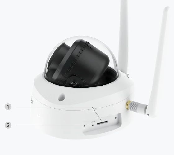 Reolink RLC-840WA 4K Wi-Fi dome kamera vandalsikret