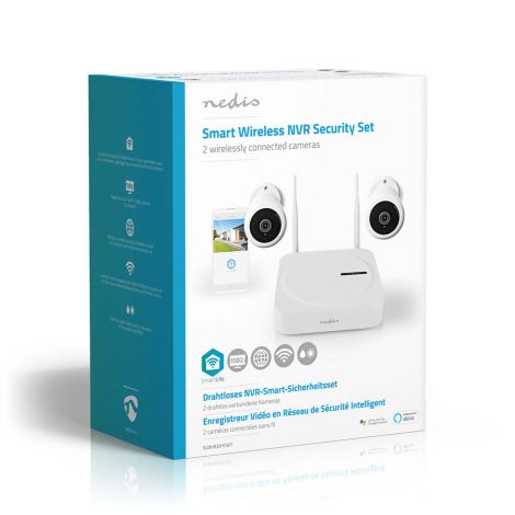 Trådløst overvågningssæt SmartLife inkl. 2 kameraer Full-HD