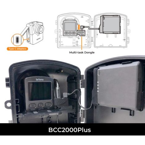 Brinno ASP1000-P solcelle kit