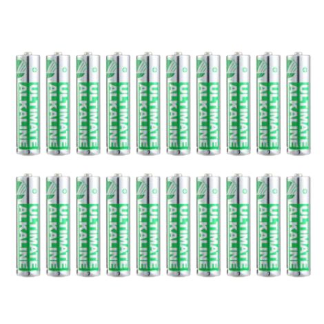 20 stk AAA Alkaline batterier - Svanemærket