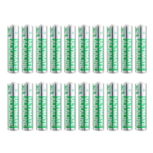 20 stk AAA Alkaline batterier - Svanemærket
