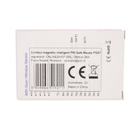 Trådløs sensor til døre og vinduer – PNI  Safe House PG07