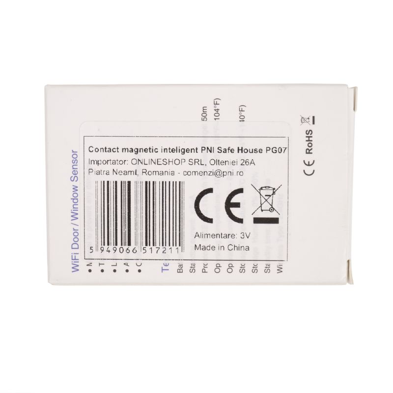 Trådløs sensor til døre og vinduer – PNI  Safe House PG07