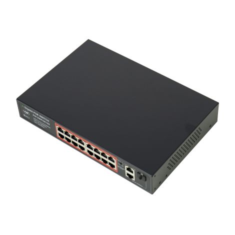 Switch POE PNI SWPOE162 - 16 POE-porte, 240W, AI Extend op til 250m