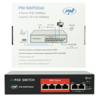 Switch PoE PNI SWPOE42 – 4 PoE-porte