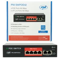 Switch PoE PNI SWPOE42 – 4 PoE-porte