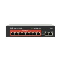 PNI SWPOE82 PoE-switch med 8 x 100 Mbps PoE-porte, AI Extend-funktion op til 250m
