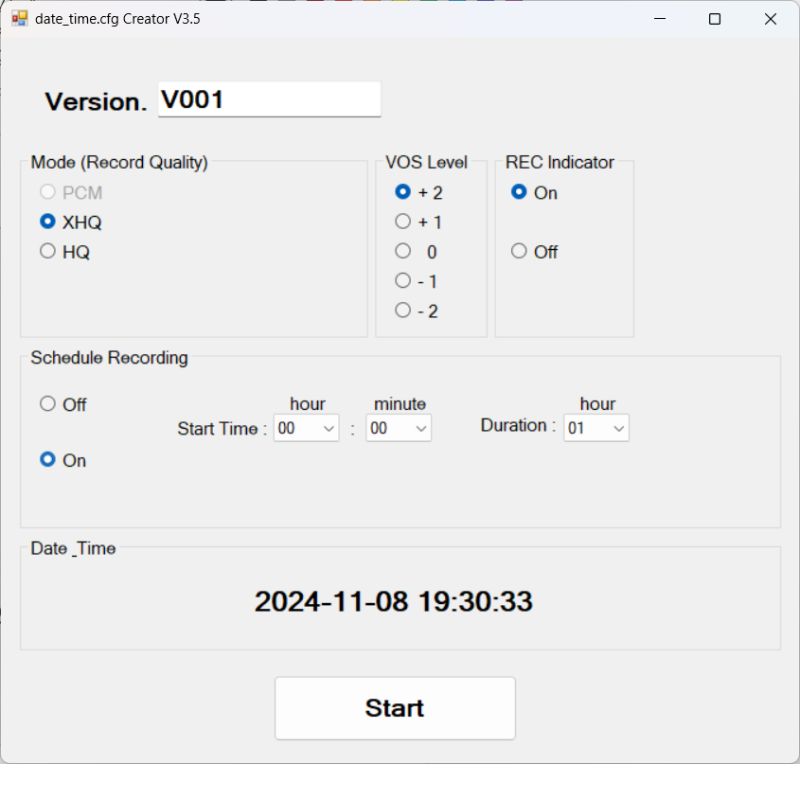 USB-stick med lydoptager - USB-C 8GB