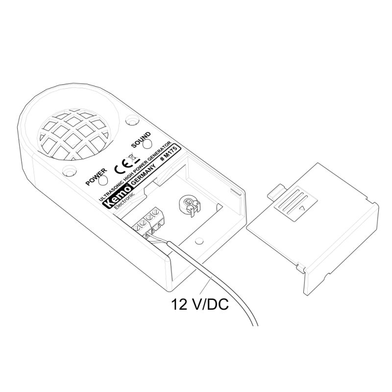 Ultralyds-skræmmer mod ulve og skadedyr - Kemo M175