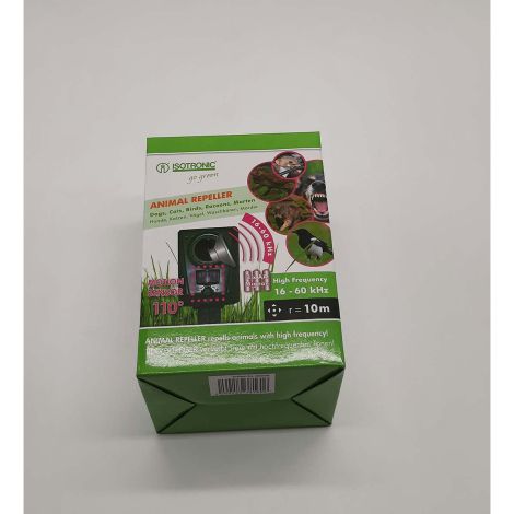 Ultralydsafskrækker 16-60 kHz – Mod uønskede dyr (Hund, kat, mår)