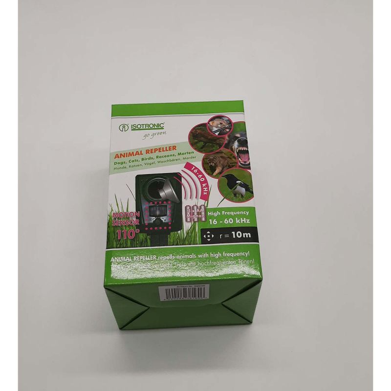 Ultralydsafskrækker 16-60 kHz – Mod uønskede dyr (Hund, kat, mår)