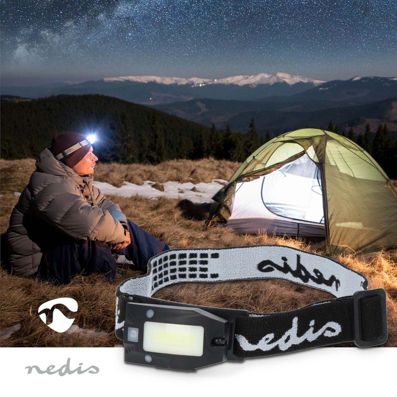 Genopladelig LED Pandelampe - 180 Lumen, 15 m Rækkevidde