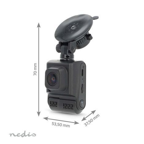 Dash Cam 4K Ultra HD med Dual Kamera, GPS og Nattesyn