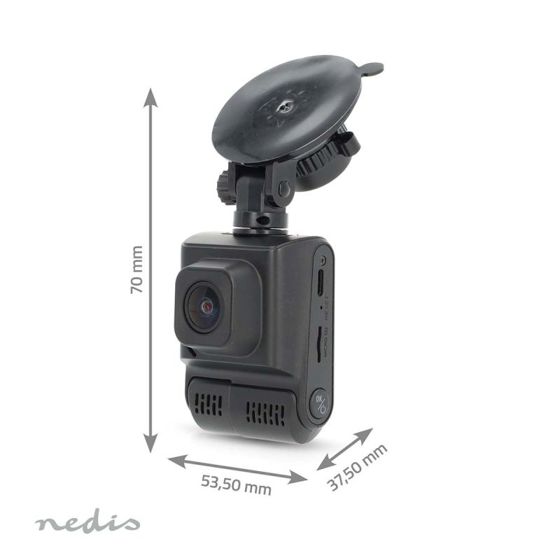 Dash Cam 4K Ultra HD med Dual Kamera, GPS og Nattesyn