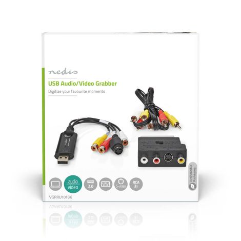Digitaliser dine videoer - Video Grabber USB 2.0 – 480p