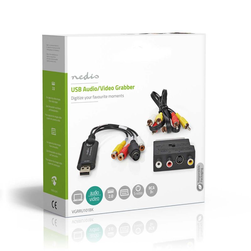 Digitaliser dine videoer - Video Grabber USB 2.0 – 480p