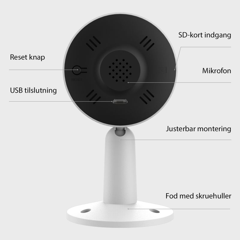 Arenti IN1Q indendørs Wi-Fi kamera QHD 4MP