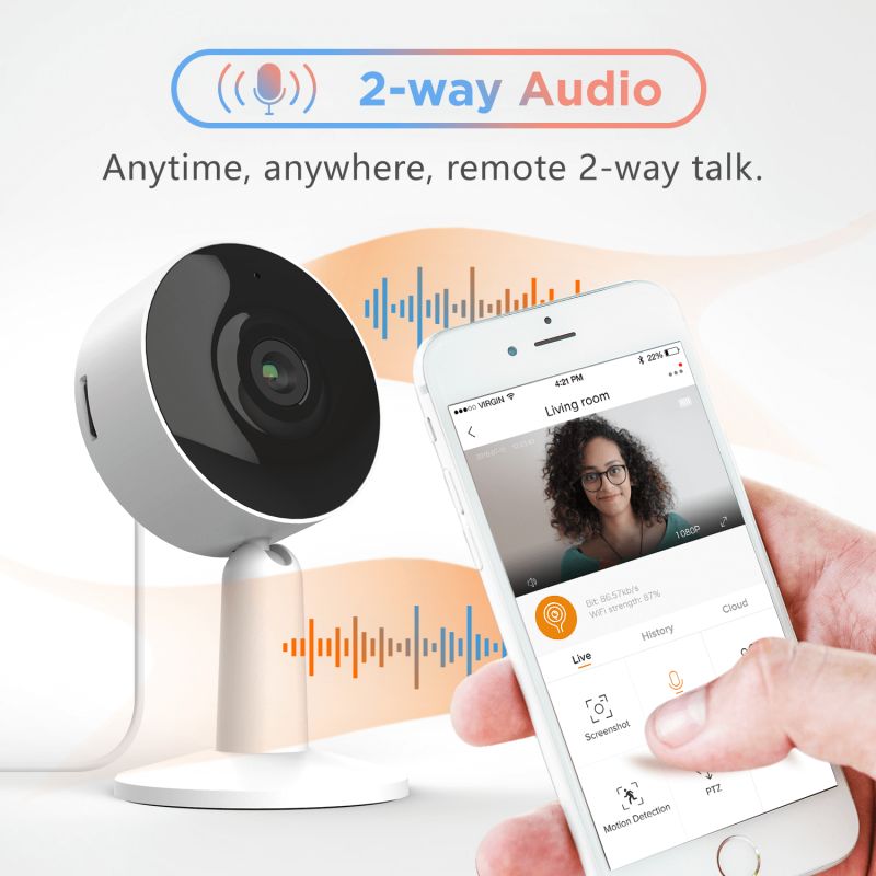 Arenti IN1Q indendørs Wi-Fi kamera QHD 4MP