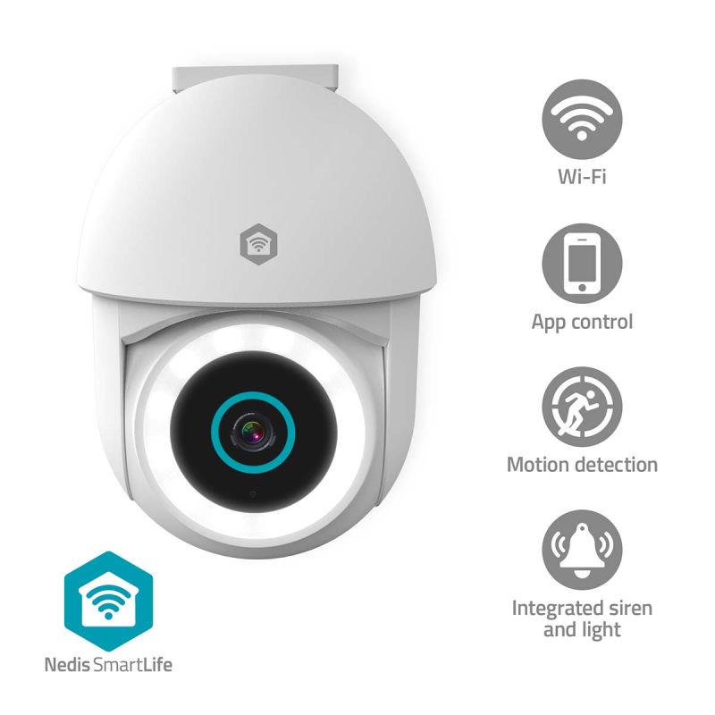 SmartLife udendørskamera med Wi-Fi og spotlight