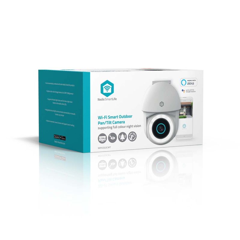 SmartLife udendørskamera med Wi-Fi og spotlight