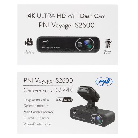 4K Dashcam PNI Voyager S2600