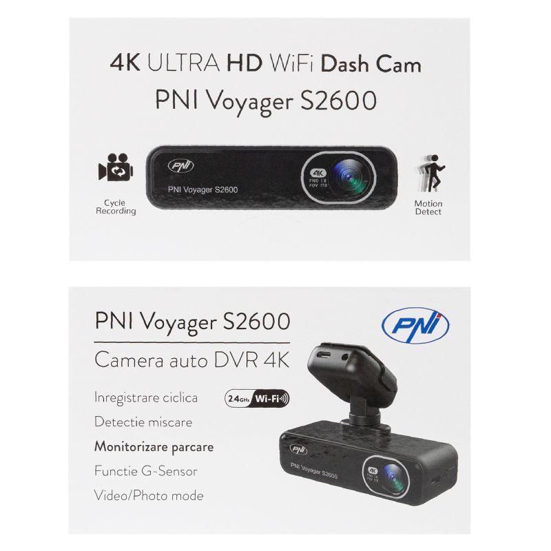 4K Dashcam PNI Voyager S2600