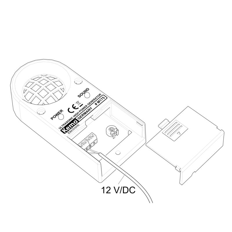Ekstra ultralydshøjttaler til M175 - L020