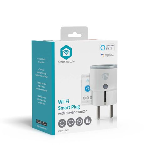 SmartLife Wi-Fi Smart plug med effektmåler - Nedis