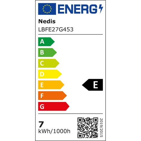 LED Pære - 7 watt, 806 lm, Varm Hvid, E27