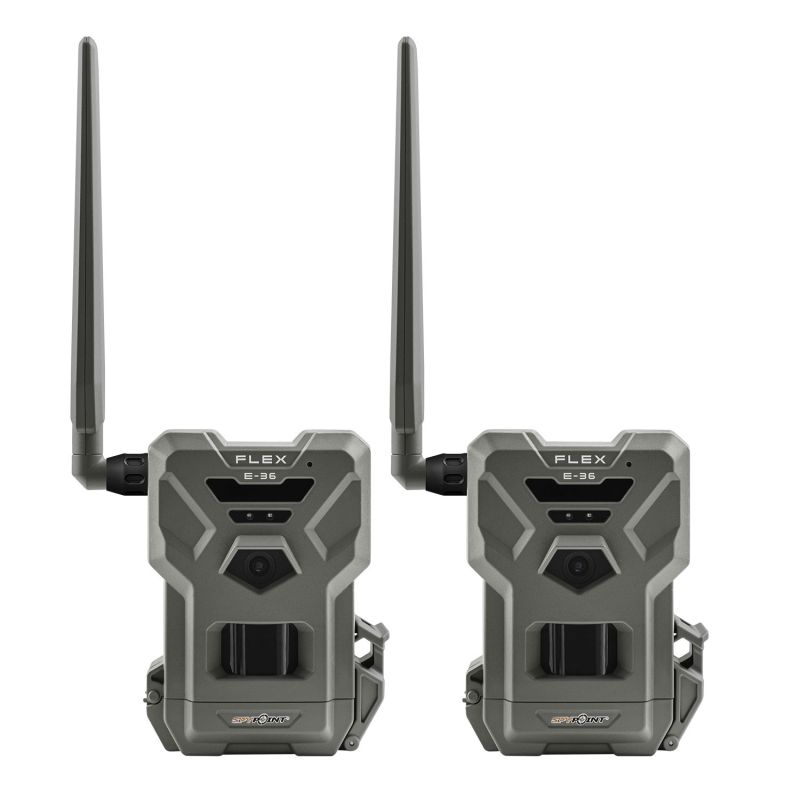 2-pak Spypoint Flex E-36 4G vildtkamera 36 MP inkl. SIM-kort
