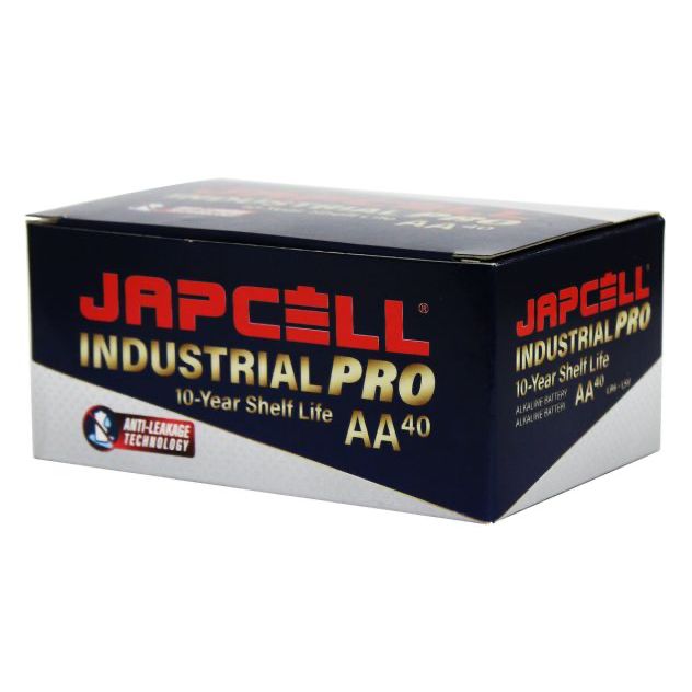 Japcell AA / LR06 Industrial Pro Alkaline Batterier – 40 stk