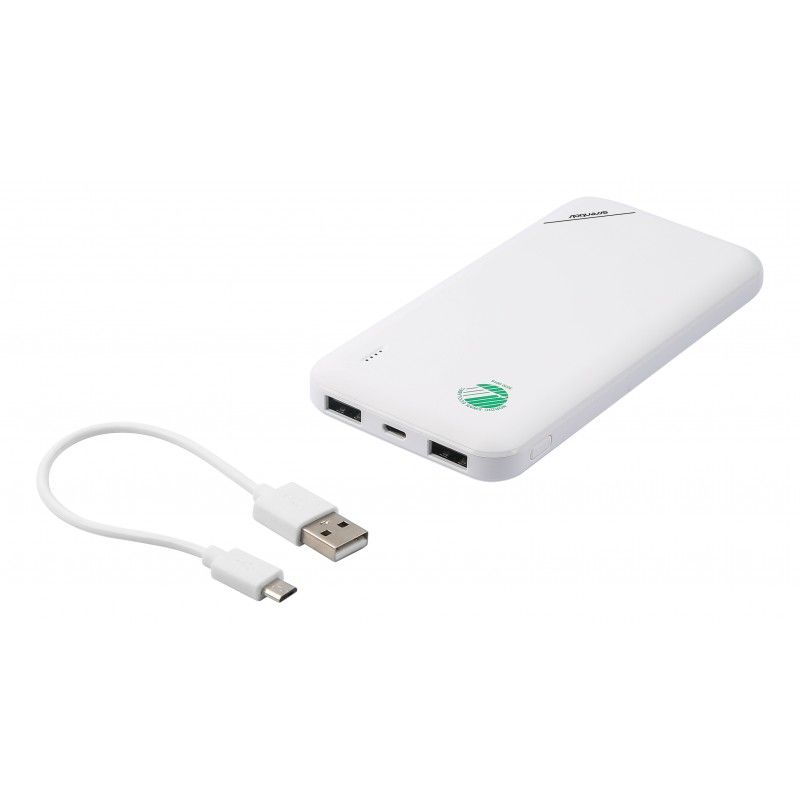 Powerbank 10.000 mAh – Bæredygtig og kompakt 