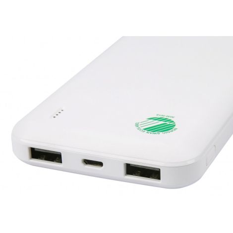 Powerbank 10.000 mAh – Bæredygtig og kompakt 